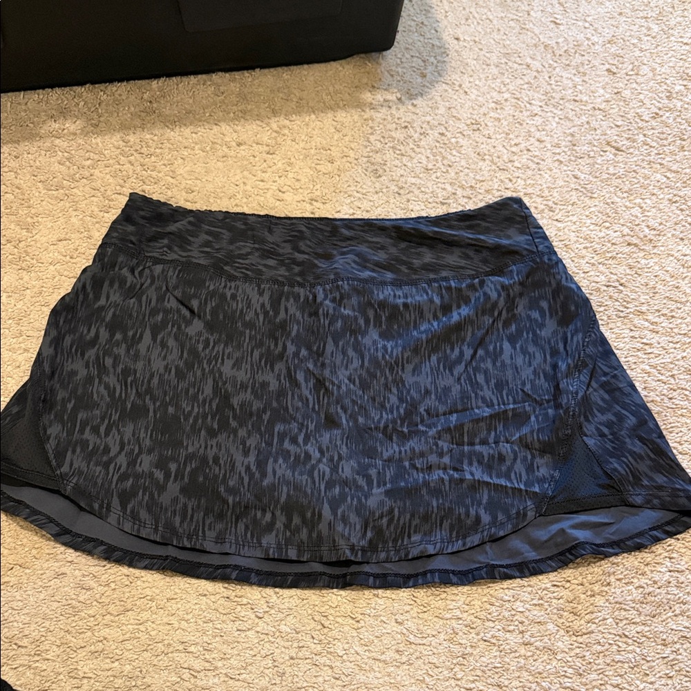 Eton Black Patterned Circle Skirt